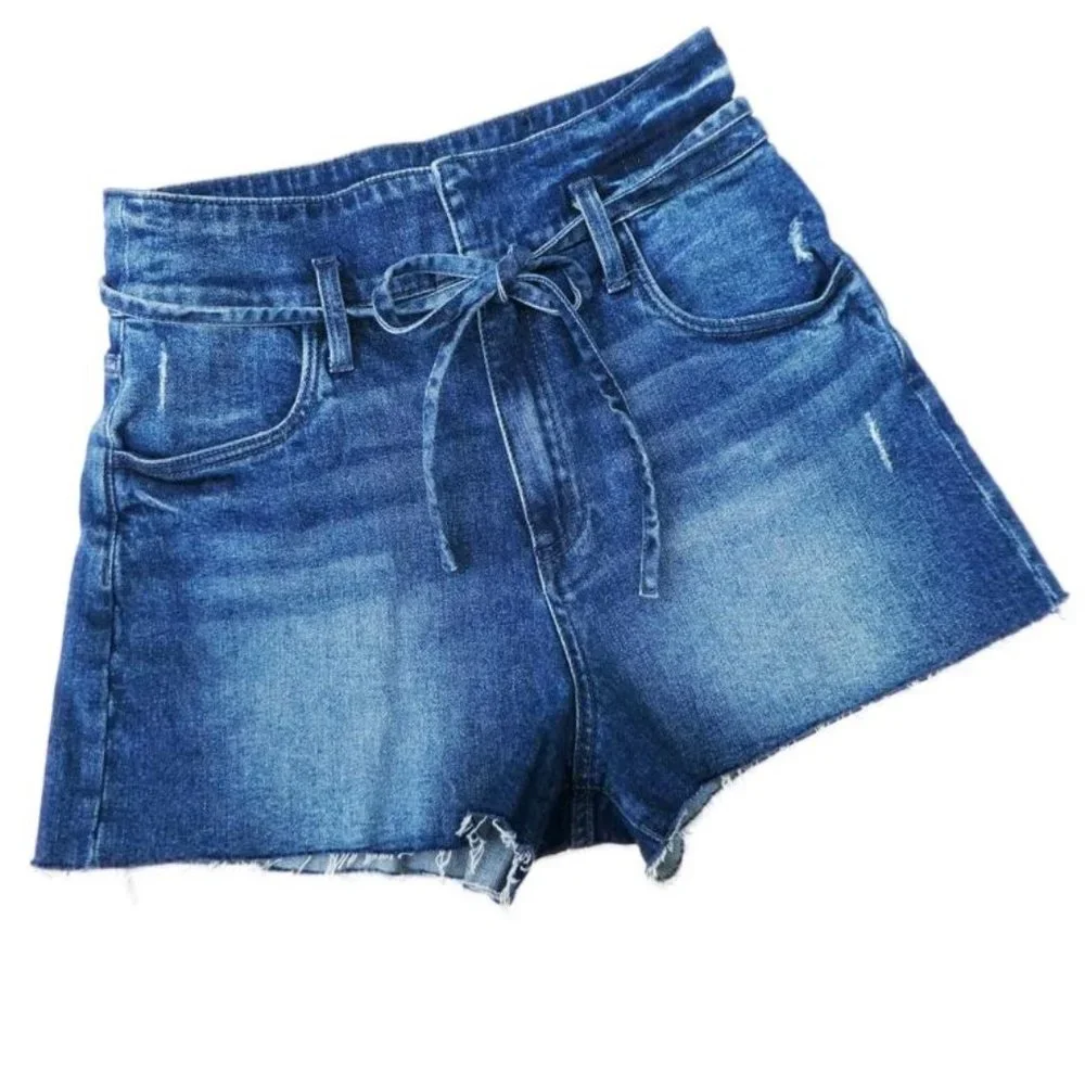 Kut From The Kloth Denim Shorts Juniper High Rise Short Cotton Spandex 4